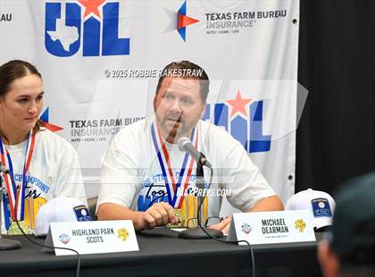 Thumbnail 2 in Highland Park @ A&M Consolidated (UIL 5A D1 Volleyball Final Medal Ceremony) photogallery.
