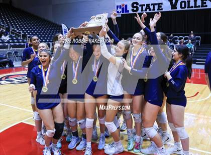 Thumbnail 3 in Highland Park @ A&M Consolidated (UIL 5A D1 Volleyball Final Medal Ceremony) photogallery.