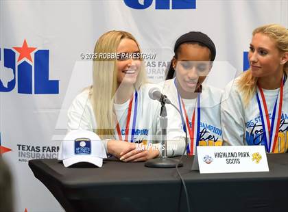 Thumbnail 2 in Highland Park @ A&M Consolidated (UIL 5A D1 Volleyball Final Medal Ceremony) photogallery.
