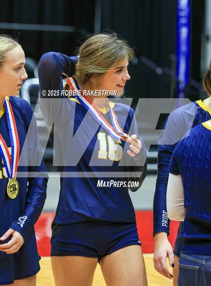 Thumbnail 2 in Highland Park @ A&M Consolidated (UIL 5A D1 Volleyball Final Medal Ceremony) photogallery.