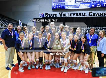 Thumbnail 2 in Highland Park @ A&M Consolidated (UIL 5A D1 Volleyball Final Medal Ceremony) photogallery.