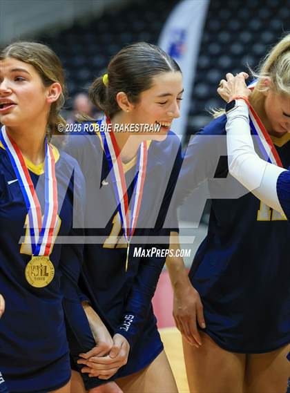 Thumbnail 3 in Highland Park @ A&M Consolidated (UIL 5A D1 Volleyball Final Medal Ceremony) photogallery.