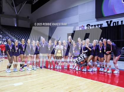 Thumbnail 1 in Highland Park @ A&M Consolidated (UIL 5A D1 Volleyball Final Medal Ceremony) photogallery.