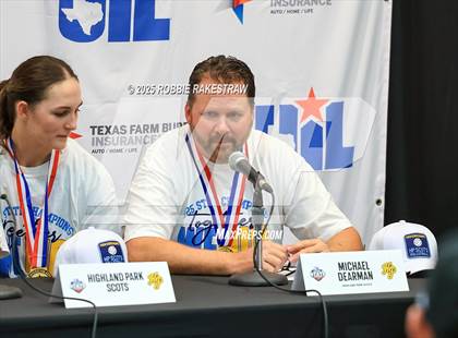 Thumbnail 2 in Highland Park @ A&M Consolidated (UIL 5A D1 Volleyball Final Medal Ceremony) photogallery.