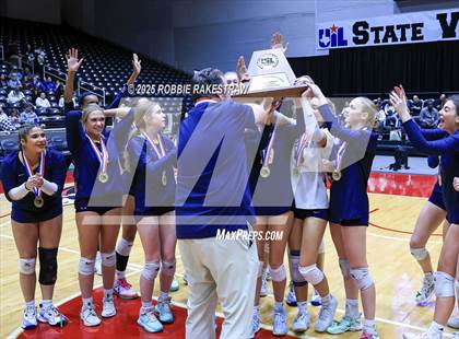Thumbnail 3 in Highland Park @ A&M Consolidated (UIL 5A D1 Volleyball Final Medal Ceremony) photogallery.
