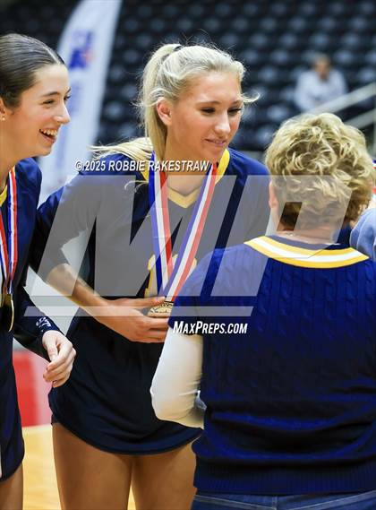 Thumbnail 1 in Highland Park @ A&M Consolidated (UIL 5A D1 Volleyball Final Medal Ceremony) photogallery.