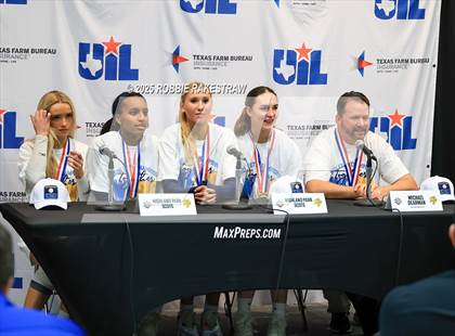Thumbnail 3 in Highland Park @ A&M Consolidated (UIL 5A D1 Volleyball Final Medal Ceremony) photogallery.