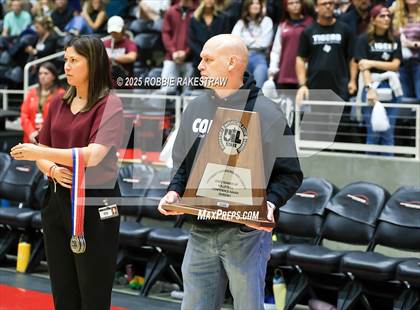 Thumbnail 3 in Highland Park @ A&M Consolidated (UIL 5A D1 Volleyball Final Medal Ceremony) photogallery.