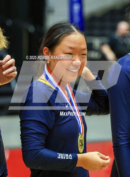 Thumbnail 1 in Highland Park @ A&M Consolidated (UIL 5A D1 Volleyball Final Medal Ceremony) photogallery.