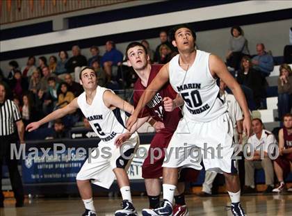 Thumbnail 2 in Healdsburg @ Marin Catholic (CIF NCS D4 Playoffs) photogallery.