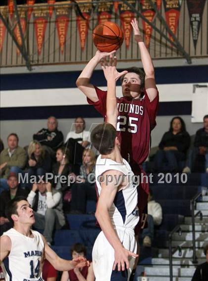 Thumbnail 1 in Healdsburg @ Marin Catholic (CIF NCS D4 Playoffs) photogallery.