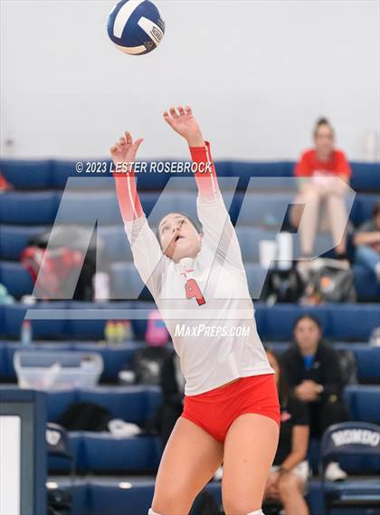 Thumbnail 2 in Hondo vs Jourdanton (Hondo Volleyball Tournament) photogallery.
