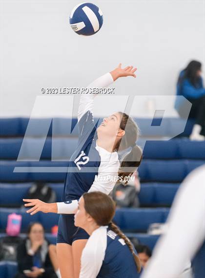 Thumbnail 3 in Hondo vs Jourdanton (Hondo Volleyball Tournament) photogallery.
