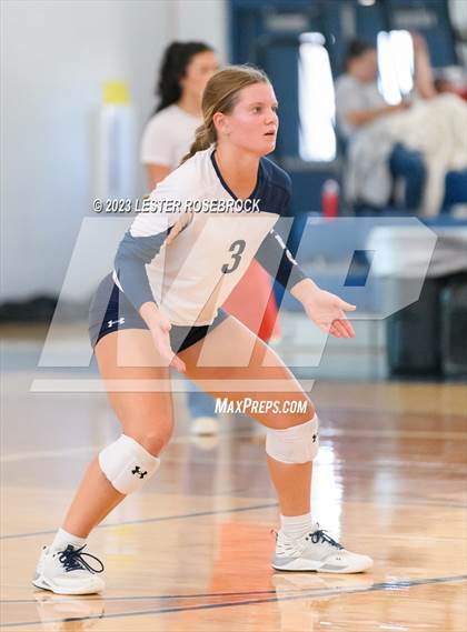 Thumbnail 3 in Hondo vs Jourdanton (Hondo Volleyball Tournament) photogallery.
