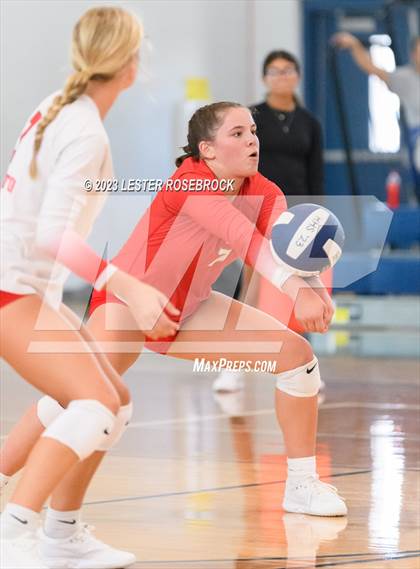 Thumbnail 2 in Hondo vs Jourdanton (Hondo Volleyball Tournament) photogallery.