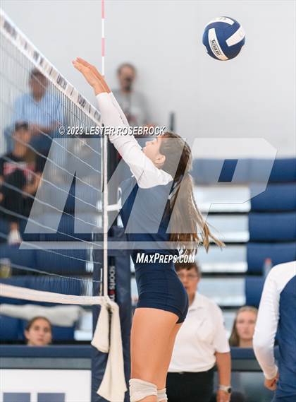 Thumbnail 2 in Hondo vs Jourdanton (Hondo Volleyball Tournament) photogallery.
