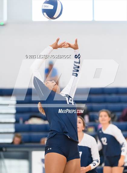 Thumbnail 2 in Hondo vs Jourdanton (Hondo Volleyball Tournament) photogallery.