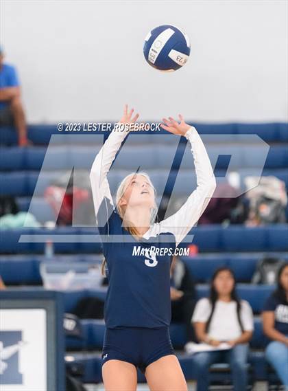 Thumbnail 3 in Hondo vs Jourdanton (Hondo Volleyball Tournament) photogallery.