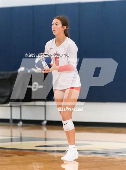 Thumbnail 2 in Hondo vs Jourdanton (Hondo Volleyball Tournament) photogallery.