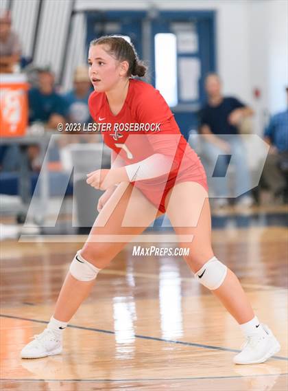 Thumbnail 1 in Hondo vs Jourdanton (Hondo Volleyball Tournament) photogallery.