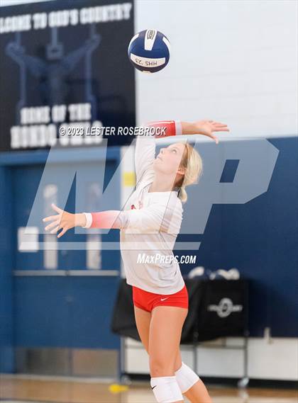 Thumbnail 1 in Hondo vs Jourdanton (Hondo Volleyball Tournament) photogallery.