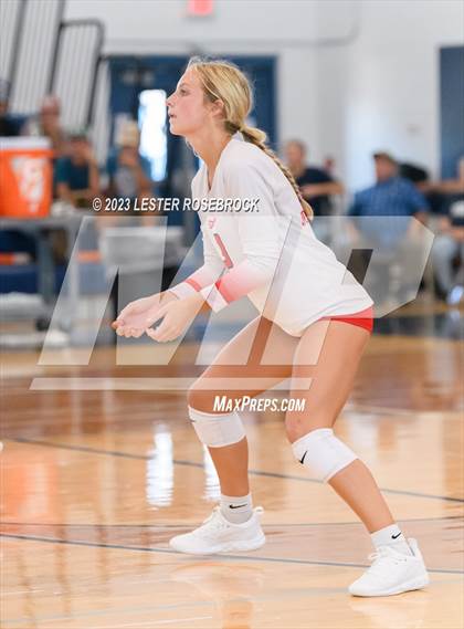 Thumbnail 2 in Hondo vs Jourdanton (Hondo Volleyball Tournament) photogallery.