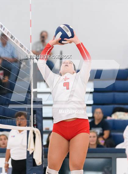 Thumbnail 2 in Hondo vs Jourdanton (Hondo Volleyball Tournament) photogallery.