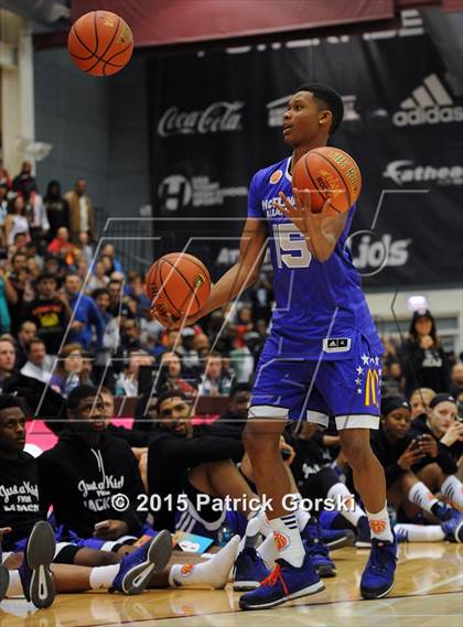 Thumbnail 2 in 2015 McDonald's All American Games Jam Fest (Boys) photogallery.