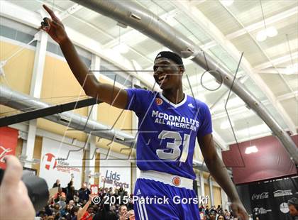 Thumbnail 1 in 2015 McDonald's All American Games Jam Fest (Boys) photogallery.