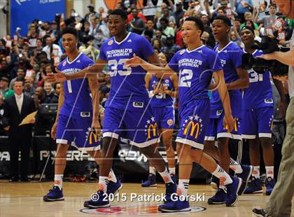 Thumbnail 2 in 2015 McDonald's All American Games Jam Fest (Boys) photogallery.