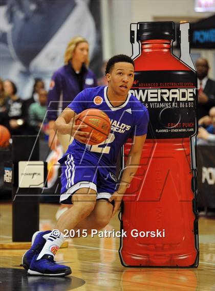 Thumbnail 3 in 2015 McDonald's All American Games Jam Fest (Boys) photogallery.