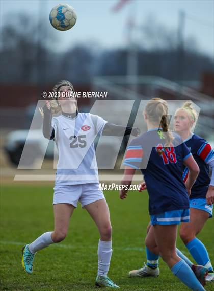 Thumbnail 1 in Clinton @ Lewisburg (MHSAA 6A Semifinal) photogallery.