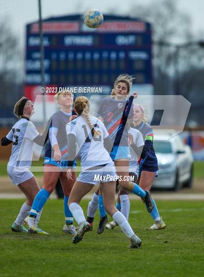 Thumbnail 3 in Clinton @ Lewisburg (MHSAA 6A Semifinal) photogallery.