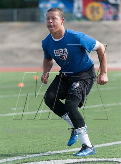 Thumbnail 1 in USA Football Regional Try-Outs (San Diego - Day 1) photogallery.