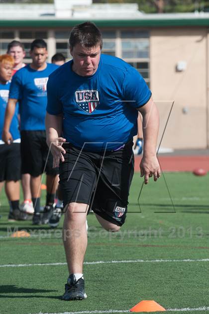 Thumbnail 2 in USA Football Regional Try-Outs (San Diego - Day 1) photogallery.