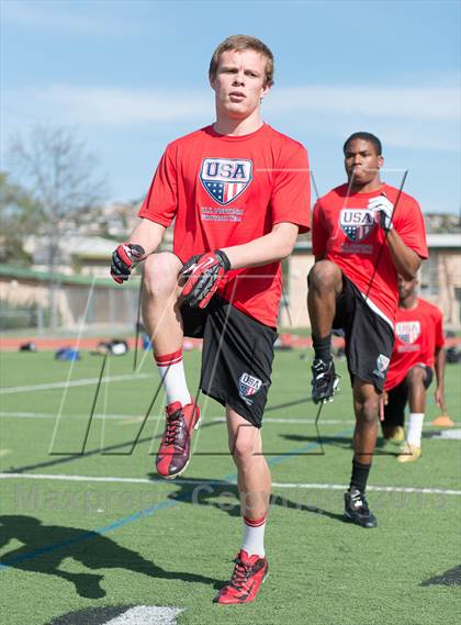 Thumbnail 1 in USA Football Regional Try-Outs (San Diego - Day 1) photogallery.