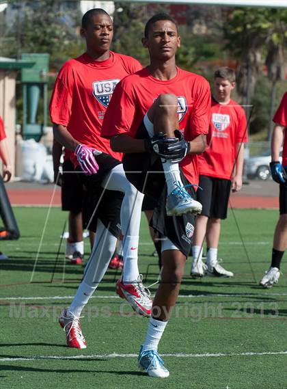 Thumbnail 1 in USA Football Regional Try-Outs (San Diego - Day 1) photogallery.