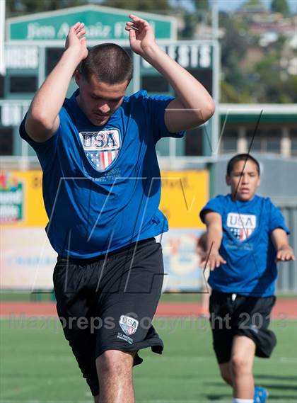 Thumbnail 3 in USA Football Regional Try-Outs (San Diego - Day 1) photogallery.