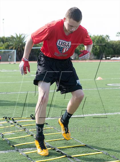Thumbnail 2 in USA Football Regional Try-Outs (San Diego - Day 1) photogallery.