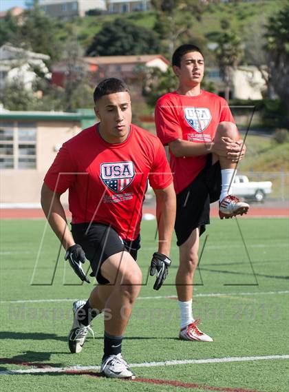 Thumbnail 3 in USA Football Regional Try-Outs (San Diego - Day 1) photogallery.