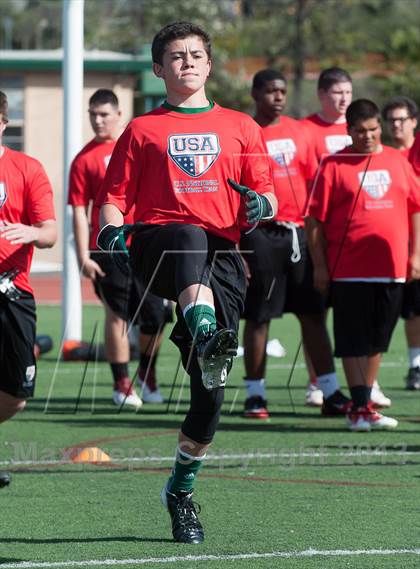 Thumbnail 2 in USA Football Regional Try-Outs (San Diego - Day 1) photogallery.