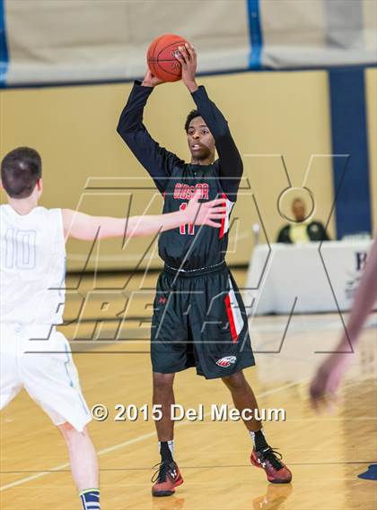 Thumbnail 2 in Oldsmar Christian vs. Huntington  photogallery.