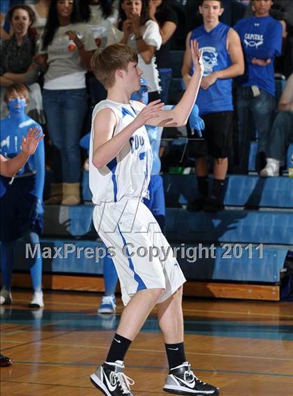Thumbnail 2 in Denair @ Capital Christian (CIF SJS D4 Playoffs) photogallery.