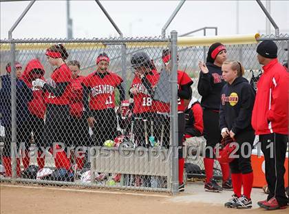 Thumbnail 1 in Rosamond vs. Bellarmine-Jefferson (Desert Classic) photogallery.