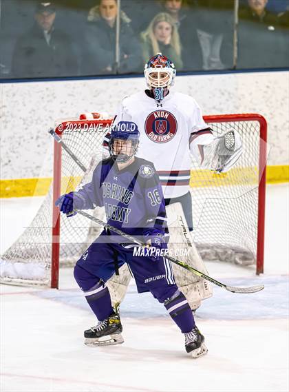 Thumbnail 2 in Avon Old Farms vs. Cushing Academy (NEPSAC Elite 8 Final) photogallery.