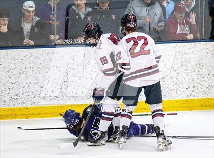 Thumbnail 3 in Avon Old Farms vs. Cushing Academy (NEPSAC Elite 8 Final) photogallery.