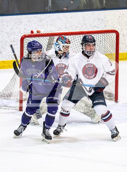 Thumbnail 2 in Avon Old Farms vs. Cushing Academy (NEPSAC Elite 8 Final) photogallery.