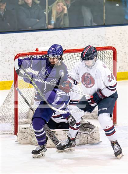 Thumbnail 2 in Avon Old Farms vs. Cushing Academy (NEPSAC Elite 8 Final) photogallery.