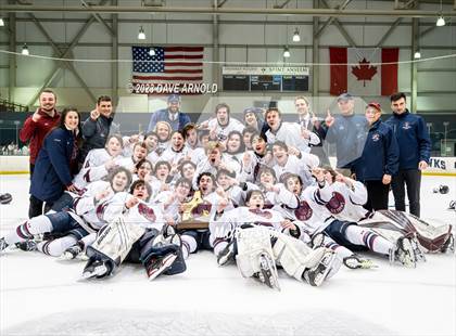 Thumbnail 2 in Avon Old Farms vs. Cushing Academy (NEPSAC Elite 8 Final) photogallery.