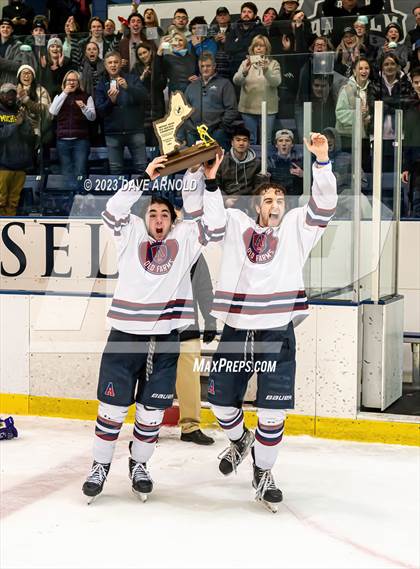 Thumbnail 1 in Avon Old Farms vs. Cushing Academy (NEPSAC Elite 8 Final) photogallery.